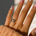 High End Women Stainless Steel Love Lovely Heart Shape Pattern Round Plain Ring
