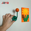 JAYA Colorful Creative Magnetic Hook Refrigerator Decoration Hook Non Perforated Magnetic Coat Hooks