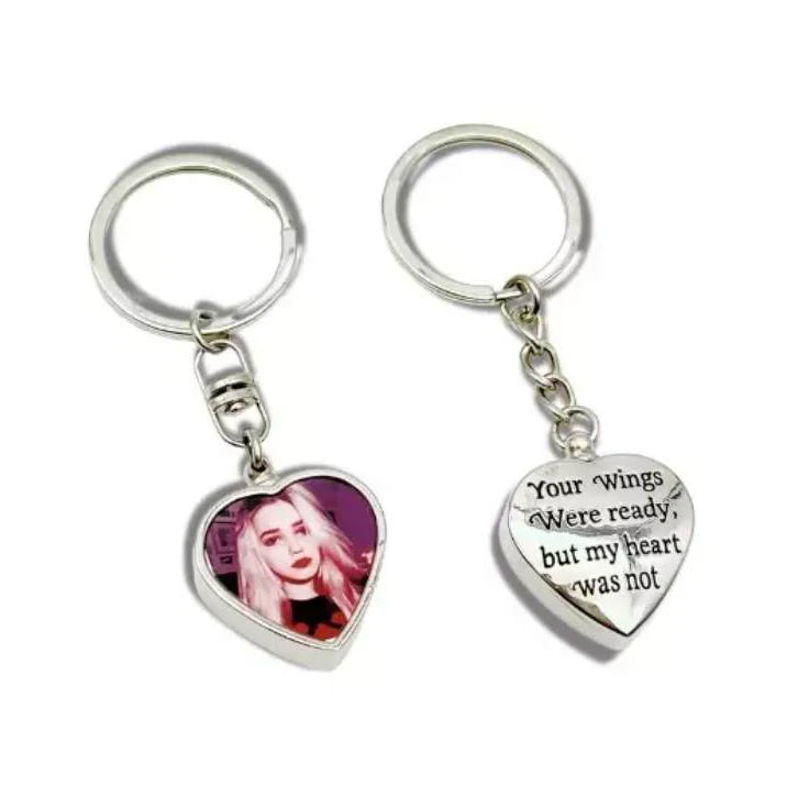Home Decoration Sublimation Metal Keychain Memorial Ashes Keepsake/Urn With Filling Tool