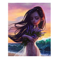 Ever Moment Diamond Painting 5D Art Girl Portrait Picture Full Square Drills Mosaic Embroidery Wall Art Home Decoration 4Y501