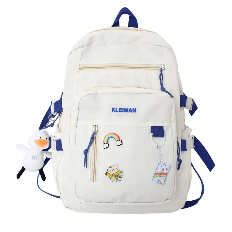 Backpack Simple Large Capacity Travel Backpack All-Match Student Bag One Piece Dropshipping 728