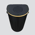 Lightweight Foldable 100L Rectangular Bottle Kitchen Recycle Bin with Lid 2 Removeable Reusable Inner Bag Injection-Molded