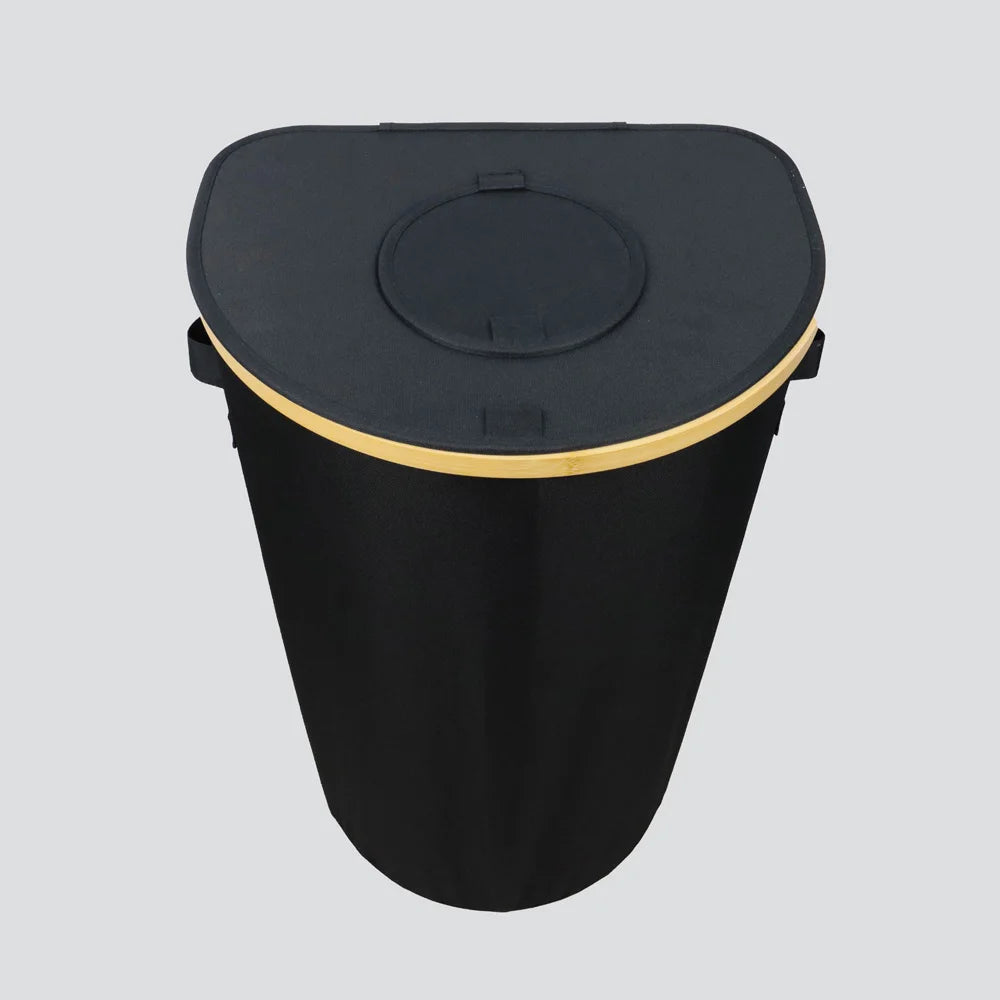 Lightweight Foldable 100L Rectangular Bottle Kitchen Recycle Bin with Lid 2 Removeable Reusable Inner Bag Injection-Molded