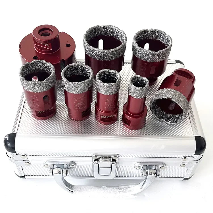 Diamond Crowns Porcelain Tiles Drill Bits M14 Vacuum Brazed Hole Saw Cutter for Stoneware