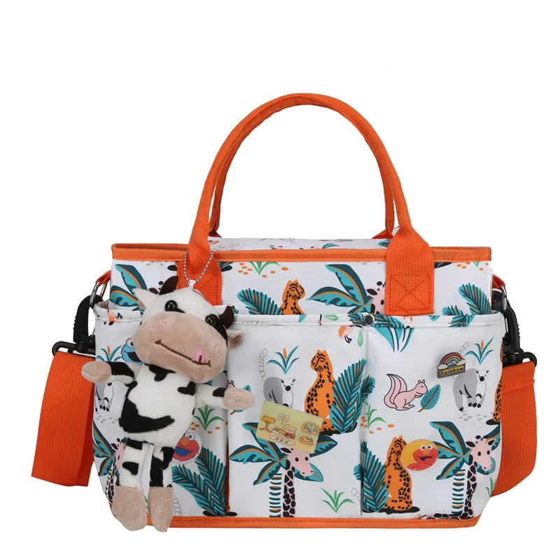 New Portable Mommy Bag Out Single Shoulder Cross-body Multifunctional Maternal and Infant Bagstroller Hanging Baby  Bag