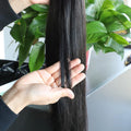 Mauqueen 100% Human Hair Bundles 9A Grade Natural Black Color Brazilian Virgin Straight Hair Bundles Large in Stock