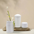 New Product Recyclable 30g/50g Plastic Deodorant Stick Container Round Twist-up Cylinder with Screw Cap Made From PP