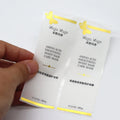 Custom Transparent Colorful Hot Foil Stamping Packing Label Vinyl Material for Toothpaste and Skin Care Products