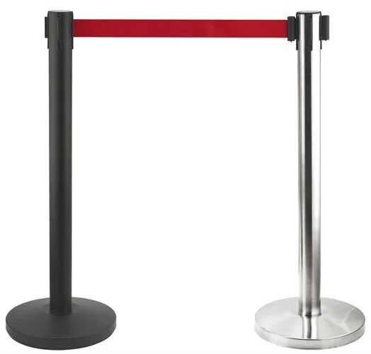 Indoor Steel/Metal Personnel Belt Barriers Public Guidance Crowd Control System