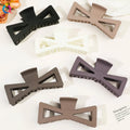 QIYUE Extra Large Hollow Bow Tie Hair Claw Clip Fashion Women Hair Accessory