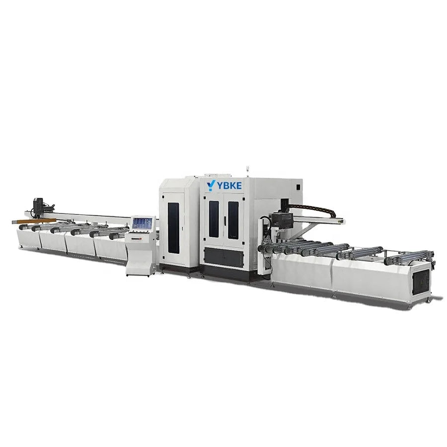 Fully Automatic Doors Profile Aluminum CNC Pvc Windows Cutting Center
