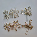 SLBRIDAL Handmade 3 Colors Alloy Clear Rhinestones Crystal Bridal Hair Comb Wedding Headpieces Hair Accessories Women Jewelry