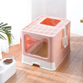 Automatic Self Cleaning Cat Toilted Foldable Cat Litter Box With Tray MegaBDM
