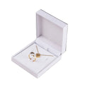 Custom High End PU Diamond Ring Pendant Necklace Bracelet Display Packaging Jewelry Box for Wedding