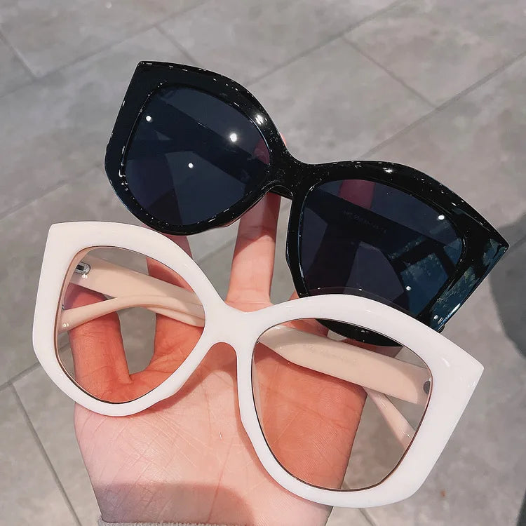 2025 New Fashion Oversized Irregular Round Ladies Sunglasses Retro Summer Men's Large Frame High Quality Sunglasses UV400