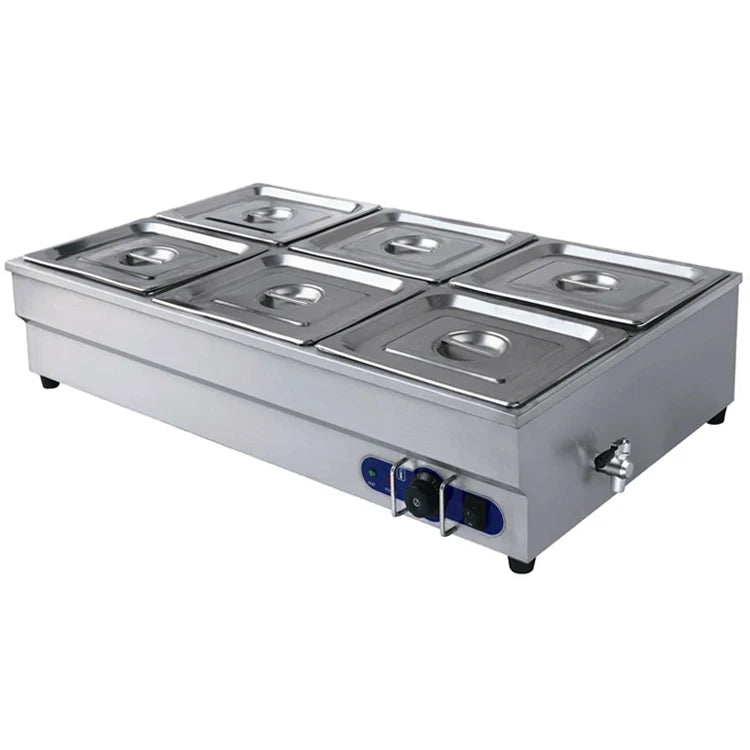 Commercial Electric Bain Marie Food Warmer Large Catering Equipment for Hotels & Restaurants