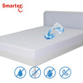 Bamboo Premium Plush Mattress Protector Deep Fitted Pocket Comfortable Topper Hypoallergenic Mattress Cover Bag Plain Waterproof