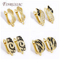 Shvenzy 18K Gold Plated Earring Hooks Earwires Fasteners DIY Jewelry Components for Women's Earrings Jewelry Making Accessory