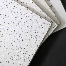 Modern Design Mineral Wool Ceiling Tile 595x595x12mm 2x2 Square Edge Perforated Ceilings for Hotels Cheap Price