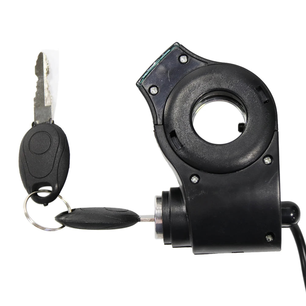 Ignition Key 10 Inch Electric Scooter Power Button With Voltmeter Display Voltmeter Key Scooter Ignition Switch