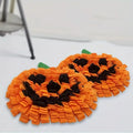 Pumpkin Sniffing Feeding Mat Enrichment Pet Foraging Mat Interactive Puzzle Toys Indoor Feed Game Dog Snuffle Mat