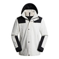 Men's Women's Three-In-One Outdoor Workwear New Cold-Proof Three-Piece Set Removable Fleece Solid Woven Technique for Winter Use