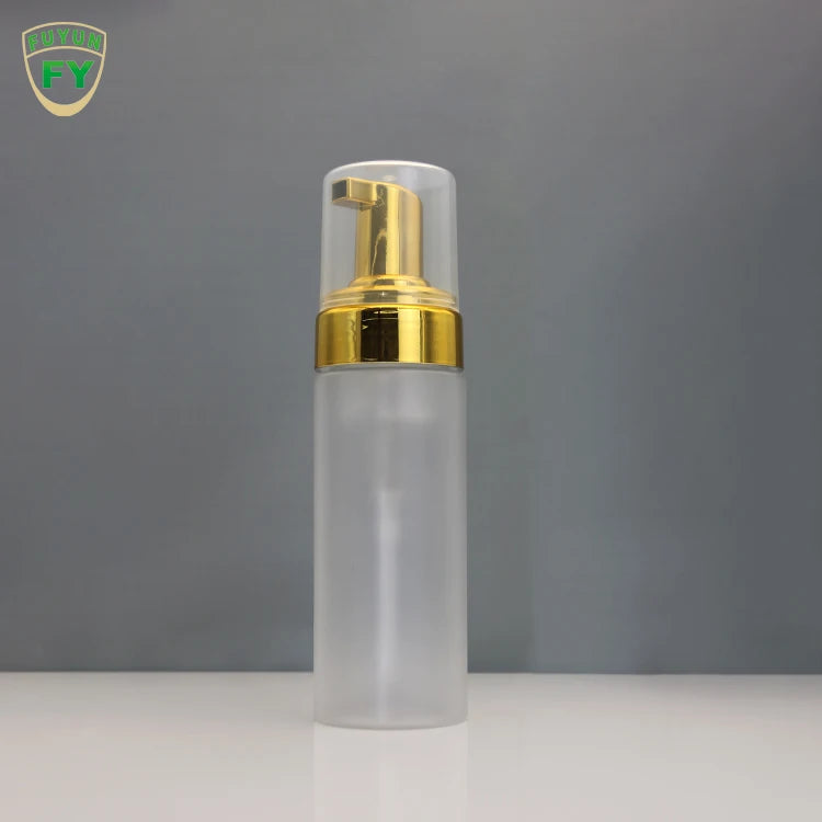 Fuyun 120ml Matte PET Foaming Cleanser Pump Bottle Foam for Shampoo Blush Face Mask Wig Use