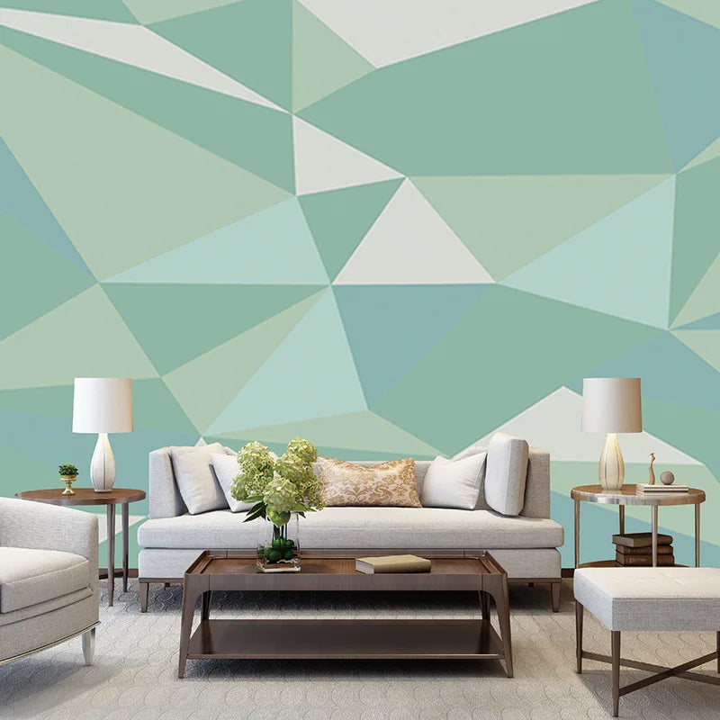 Seamless Mural Simple Modern Background Wall 3d Wallpaper Living Room Seamless Tv Three-Dimensional 8d Non-Woven Wallpaper