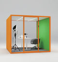 Custom Multi-Color Soundproof Studio Recording Booth Portable Office Resizeable Removable Privacy Room