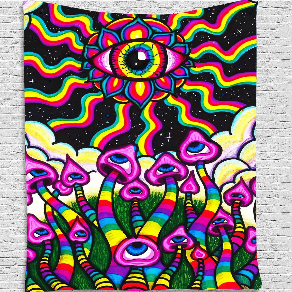 Skull Indian Mandala Tapestry Wall Hanging Bohemian Gypsy Psychedelic Tapiz Witchcraft Tapestry MegaBDM