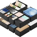 Fabric Foldable Clothes Organizer Storage Bins Closet  Modern Style Rigid Enough Simplest Solution for Daily Preparation Makeup