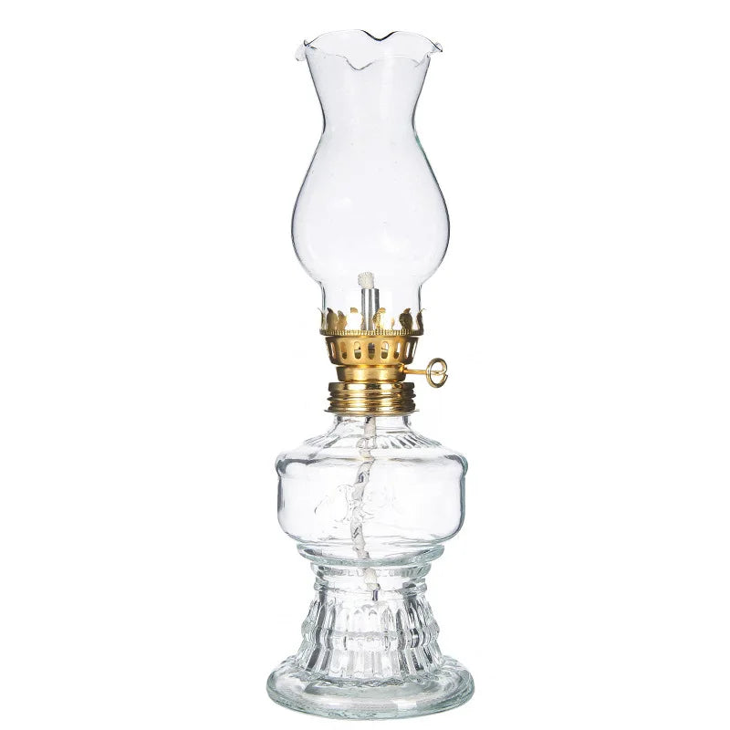 Retro Jade Small Oil Lamp Kerosene Lamp Emergency Lighting Long-burning Lamp Home Decoration MegaBDM