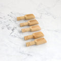 Wooden Small Spoon Milk Powder Salt Spoon Tea Coffee Scoop Seasoning Spoons Holder