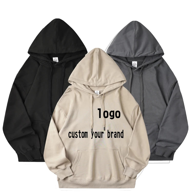 Blank Custom Long Sleeve Winter Cotton French Terry Pullover Sweatshirt Thin Couple Crew Neck Hoodies & Sweatshirts