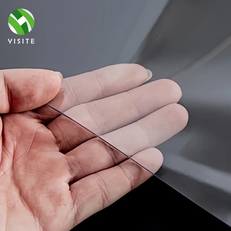 YST Modern Built-in PVC Clear See-through Breathable Zipper Track Windproof Roller Blind