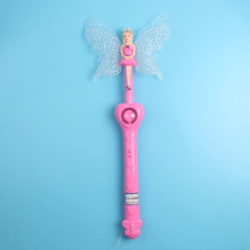 LED Hollowing Out Butterfly Wand Fairy Wand Magic Wands Princess Wand Blink Wand LED Light Wand Rotating LED Ball