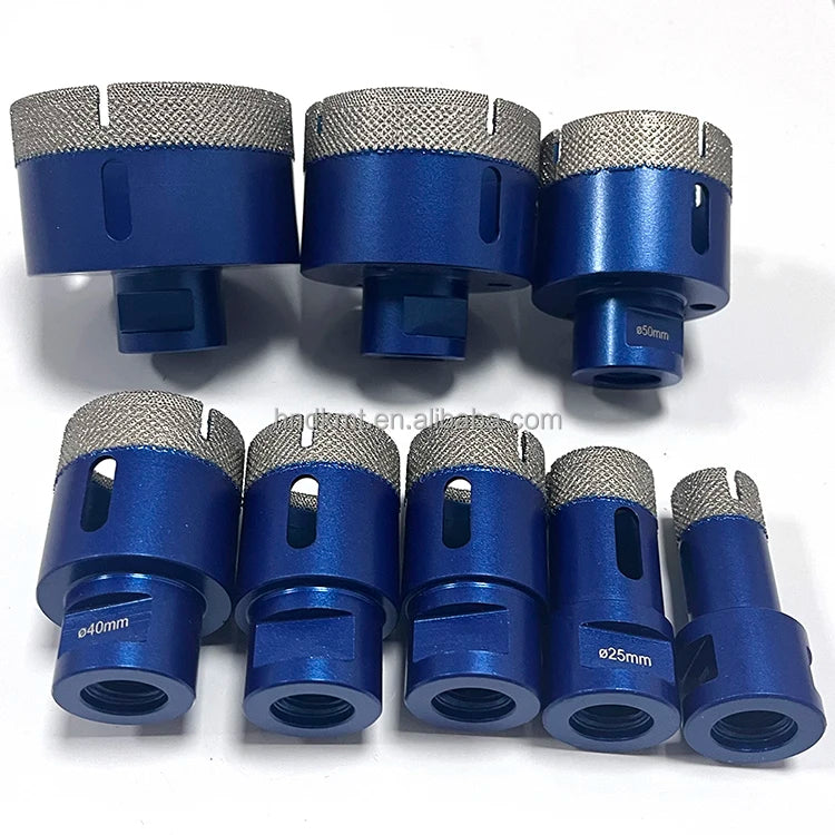 Drills-King 2024 Top Sell Vacuum Brazed Matrix Diamond Core Bit for Tile Porcelain Ceramic Quartz Granite Marble Sandstone