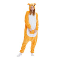 Carnival Party Adult Women Animal Thermal Spring Lovely Kangaroo Onesie Fleece Sleepwear Baggy Long Sleeve