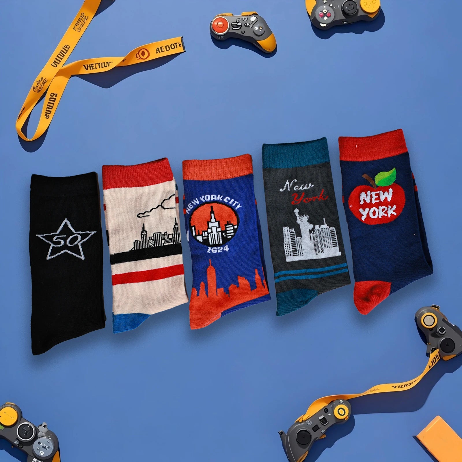 SUNRUI Men's Custom Combed Cotton Breathable Anti-Slip Knee Socks for Sport & Daily Use-Wholesale