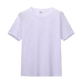 Cheap Quick Dry Solid Plain Blank Custom Printing M-5XL O-Neck Breathable White 120gsm Polyester Short Sleeve t Shirts