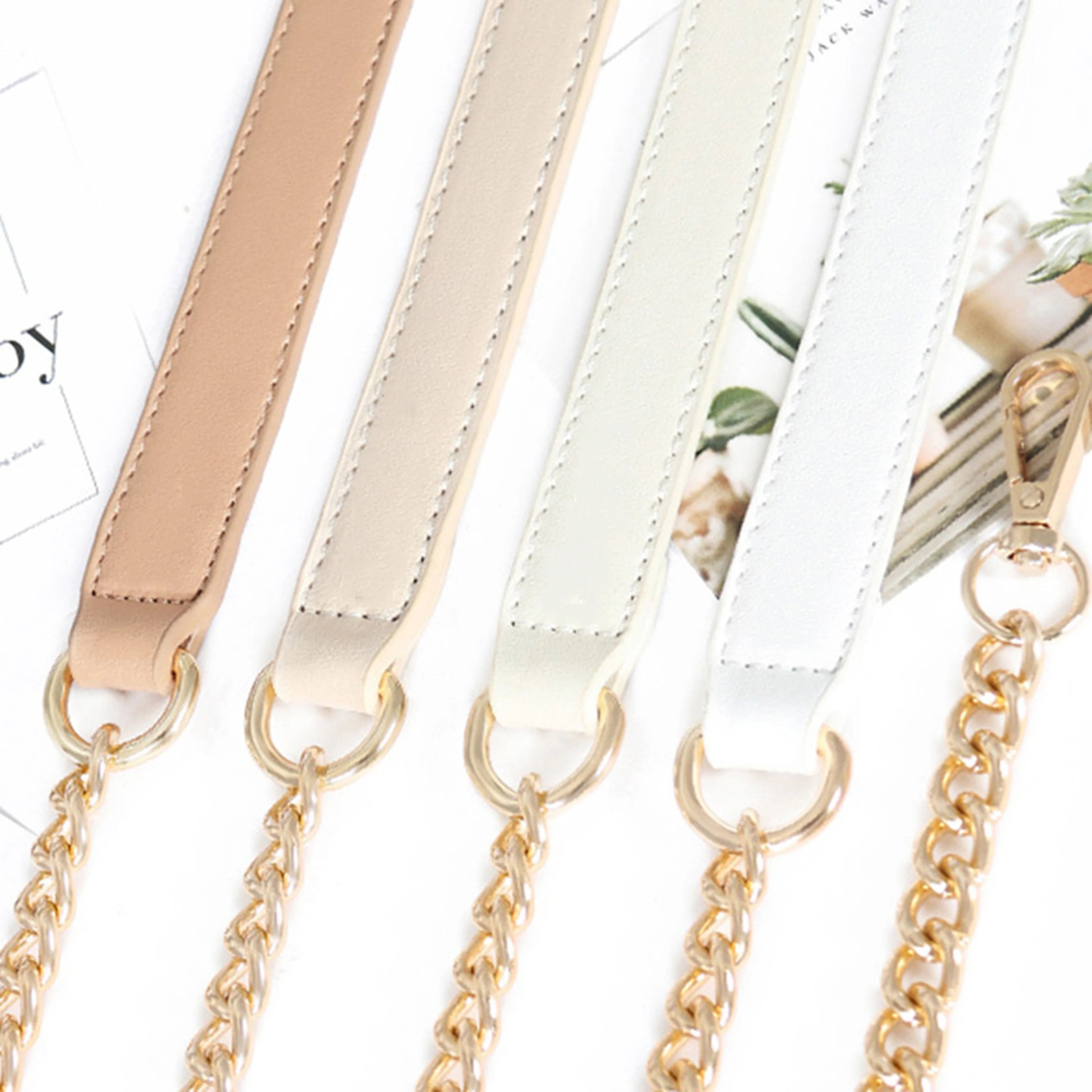 Deepeel BK568 100/110/120/130cm Handbag Hardware Accessories Pressure-relief Bag Tape Women Shoulder Bags Chain