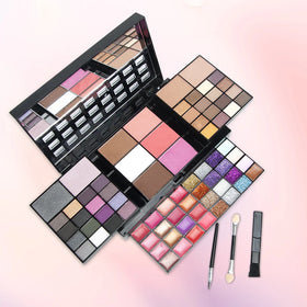 Big Makeup Kit Box for Professionals Full Set 74 Color Eyeshadow Lipgloss Make up Palette Makeup Kits All in One Box Makeup Set