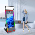 Fashion LED Frame 32/43 Inches Magic Mirror Photo Booth Touch Screen Camera Selfie Mirror Photobooth Machine for Events