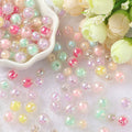 8/10mm Children's Jewelry Beaded Material DIY Acrylic Colored Transparent Beads