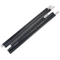 Adjustable Tarp Pole Outdoor Canopy Pole 5 Section Aluminum Rod Telescoping Tent Poles