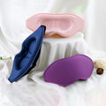 3D Contoured Cotton Memory Foam Sleeping Eye Mask & Blindfold with Soft Comfort for Blocking Out Light