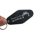 Custom Souvenir Blank Plastic Hotel Key Tags Acrylic Key Chain Tag
