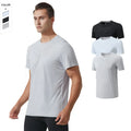 Quick-Dry Summer Top T-shirt Outdoor Training Round Neck Gym Clothing Men's Short-Sleeved Sports Tshirt