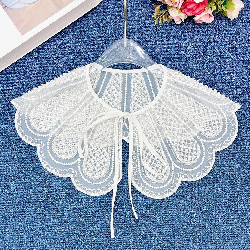 Multi-level Semi-circular White Collar