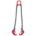 ALLMARINE SL Metal Carbon Steel Drum Hook with Chain 500KG WLL 0-9mm Jaw Open Metric Measurement System